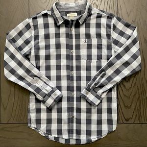 Boys Calvin Klein Button Down Shirt Size Large (14/16)